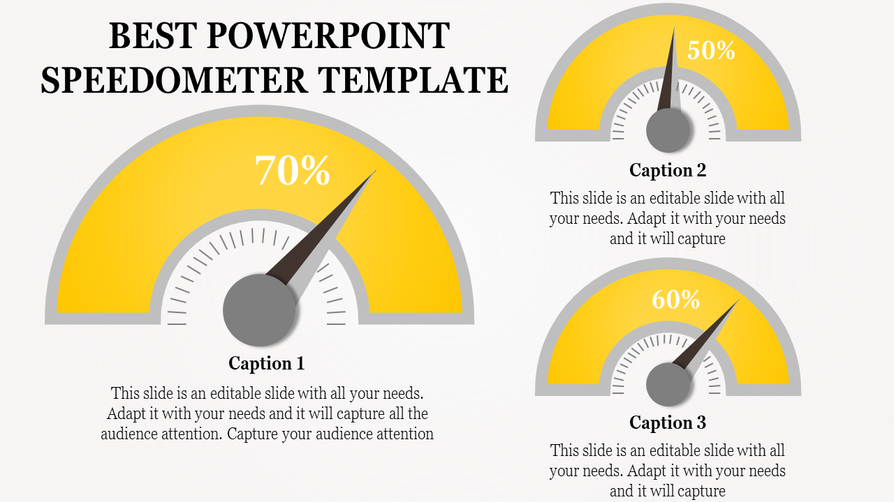 Try Our Pre-Designed Speedometer PowerPoint Template